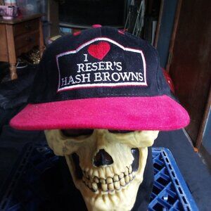 Deadstock Vintage I Love Reser's Hash Browns Strap Hat Cap